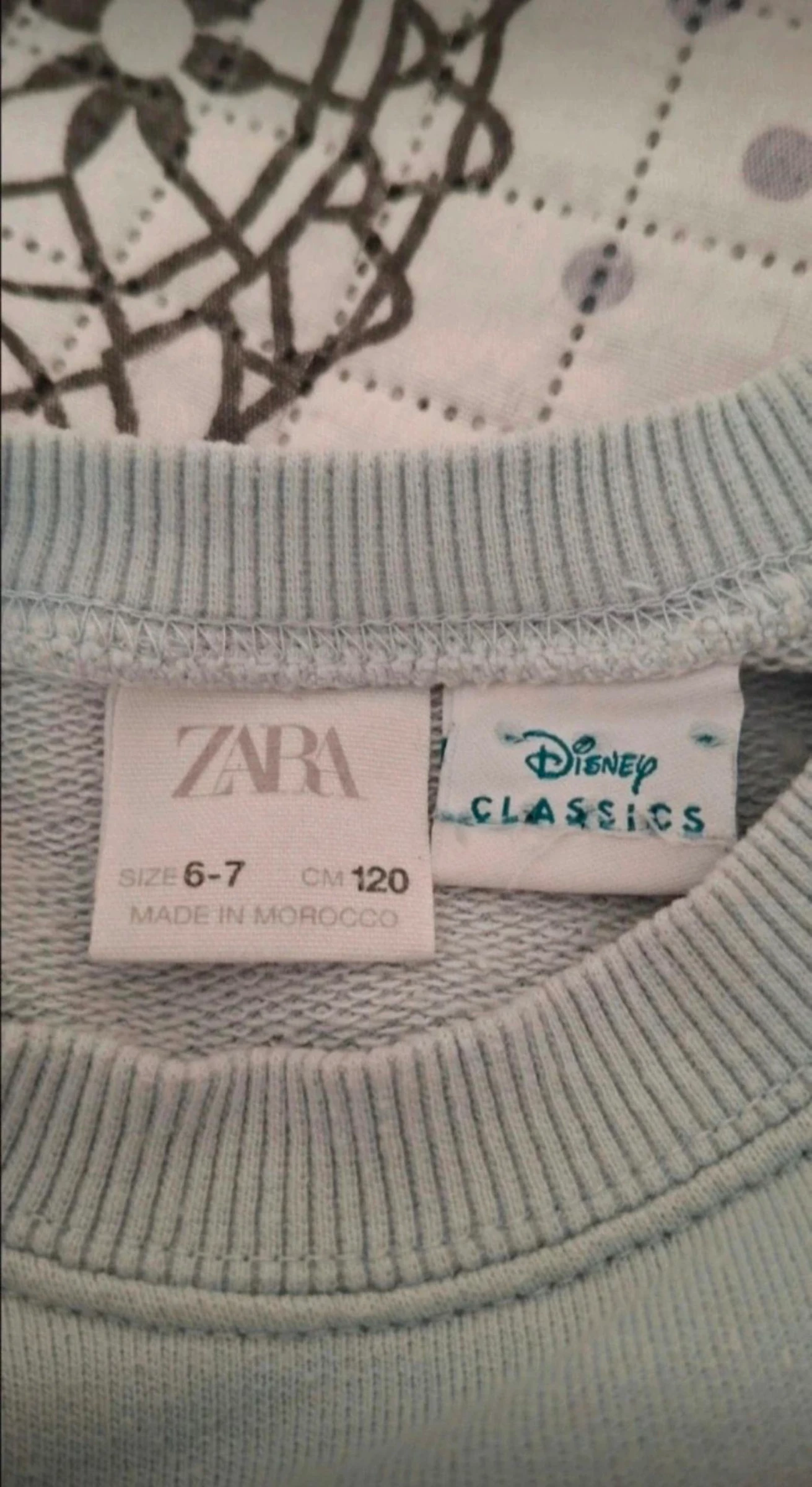 Meisjes hoodie, met Stitch-afbeelding, maat 6-7. Zara – photo 3